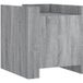 Sonoma Gris Table de chevet 45x50x50 cm Bois d'ingénierie