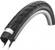 Schwalbe Delta Cruiser Plus - 28 pouce x 1 1/2 - Noir Réfléchissant