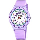Calypso K5828/3 Polshorloge Kinderen Paars Siliconen