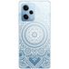 Xiaomi Bedrukt siliconen hoesje compatibel met Xiaomi Redmi Note 12 Pro 5G, Xiaomi Poco X5 Pro Mandala blanc