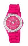 Watx & Colors RWA9011 Dameshorloge - Roze/Zilverkleurig - 38 mm