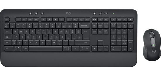 Logitech Signature MK650 Combo for Business - Toetsenbord en muis set - draadloos - Bluetooth LE - QWERTY - Spaans - grafiet