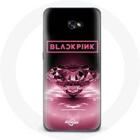 Maniacase Hoesje voor Samsung Galaxy A5 2016 Behang diamante Blackpink Kpop Logo Rose