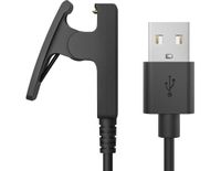 DrPhone Chargeur - Câble de chargement USB - Câble de recharge - Convient pour Garmin Forerunner 645 Music/630/235/230/35/30/735XT/Approach G10/S20/ Garmin Lily / Vivomove HR - Noir