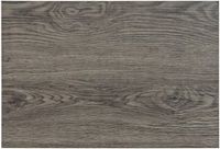 Merkloos Tafel placemats met hout look print - donkergrijs - 45 x 30 cm - leer