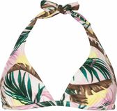 Protest MM Jessie Bcup Halter Bikini Top Dames - Maat L/40 - Gebloemd - First Crush