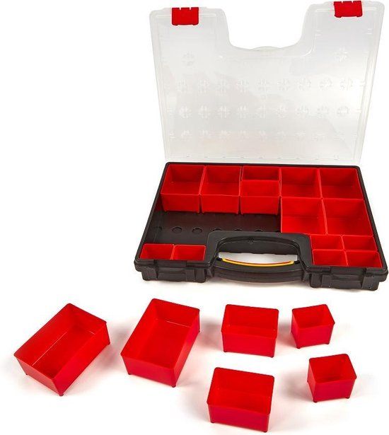 Lemato HBM Assortimentsdoos Met 20 Losse Bakjes 42 x 33,5 x 5 cm