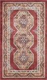 Safavieh Vloerkleed Adalyn Rechthoekig Stof Klassiek Rood 91 x 150 cm