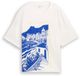 Tom Tailor - T-shirt met print - Maat M - Whisper White