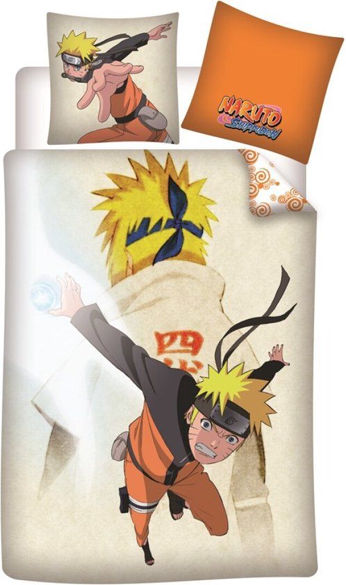 Naruto Dekbedovertrek Ninja - Eenpersoons - Katoen - 140x200cm