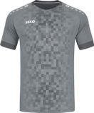 Jako Pixel Shirt Korte Mouw Heren - Steengrijs