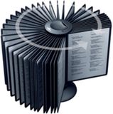 Durable Sherpa Display System Carousel A4 Zwart