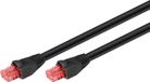 Goobay câble réseau extérieur U/UTP CAT6 Gigabit / noir - 40 mètre