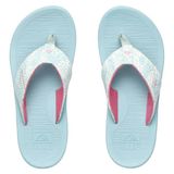 Reef kids Santa Ana slippers blauw/wit