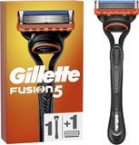 Gillette Fusion5 Rasoir pour hommes, 1 rasoir Gillette, 1 cartouche de recharge, avec Lubrastrip pour un rasage de près