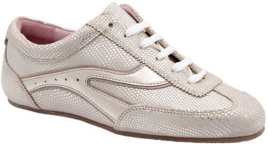 Floris van Bommel - Lage sneakers - Goud - Leer - Vrouwen - Maat 40
