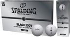Spalding Black Dot balles de golf (x15)