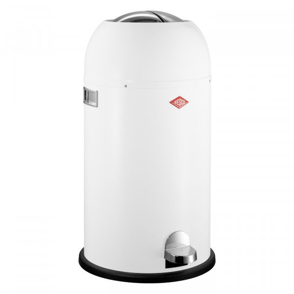 Wesco Kickmaster - Vuilnisbak - 33 liter - Wit