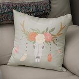 BonaMaison Decoratieve Kussensloop, Kussenhoezen Bank, Decoratieve Kussenhoesjes, Kussensloop; Sofa, Slaapkamer, Kantoor, Auto 43x43 Cm - Ontworpen en vervaardigd in Turkije
