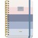 Dohe Schoolagenda 2026-2027, september tot juni, weekoverzicht, A5 (15 x 21 cm), harde omslag met zachte grip, dubbele spiraal, elastische sluiting, 2 stickerpagina's, Spaans en Engels