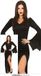 Fiestas Guirca Stijlvolle Sexy Goth Madam Jurk - Zwart - M/L