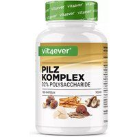 Vit4ever Paddenstoelen complex - Met 5 soorten paddenstoelen - Lions Mane, Cordyceps, Reishi, Agaricus Blazei & Shiitake - 32% Polysacharide - 180 capsules met 750 mg extract