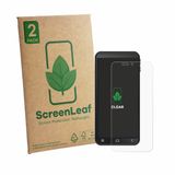 ScreenLeaf Bedifol GmbH 2 Stuks Screenprotector voor Emporia Smart.7 Mini - Hoogwaardige Beschermfolie transparant