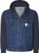 Jan Vanderstorm heren Denim Jack - 66 - donkerblauw - Plus Size