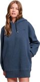 Superdry Vintage Logo Emb Sweat Jurk Blauw XS-S Vrouw