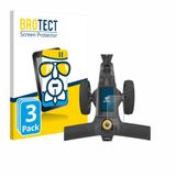 BROTECT Screenprotector 3 Stuks voor PowaKaddy CT10 Beschermglas transparant