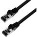 BKL Electronic 144000 RJ45 Câble réseau, câble patch CAT 8.1 S/FTP 0,50 m noir sans halogène 1 pc(s)