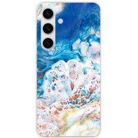 Samsung Galaxy S25 Siliconen hoesje - marbre ocean