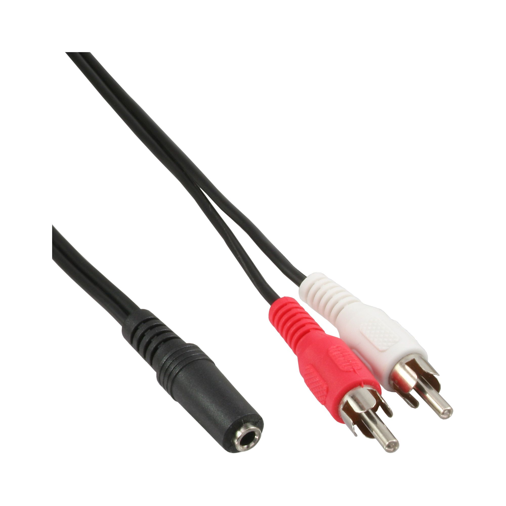 Inline Panda Inline 89940L Audio kabel zwart 0,2m