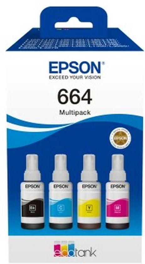 Epson C13T66464A Originele Inkt Cartridge Zwart/Cyaan/Magenta/Geel