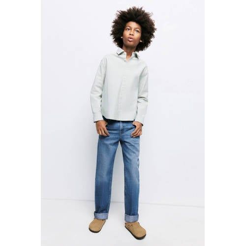Mango Kids regular fit jeans - middelblauw