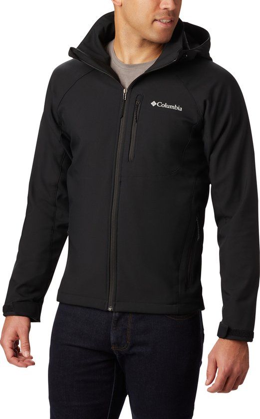 Columbia Cascade Ridge™ III Softshell Men's Outdoorjas - BLACK - L - Waterafstotend - Winddicht