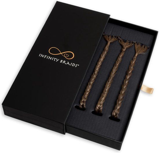 Infinity Braids - Infinity Braidies Mini Cyber Glam - Zwart - Haarclip