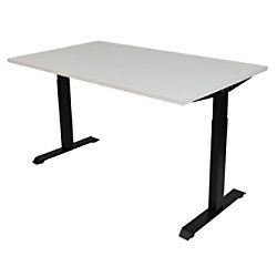 Euroseats Bureau Zwart, wit 620-840 x 1400 x 800 mm