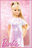 Barbie Vloerkleed Meerkleurig Polyester Rechthoekig Laagpolig 80x45 cm