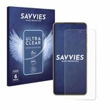 Savvies Screenprotector voor Samsung Galaxy F55 - Folie Beschermfolie transparant 6 Stuks