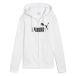 Puma Ess No 1 Logo sweat à capuche zippé blanc L femmes