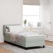 Prolenta Maison Exclusive Bed met pocketvering en matras, donkergrijs, 80x200 cm, fluweel