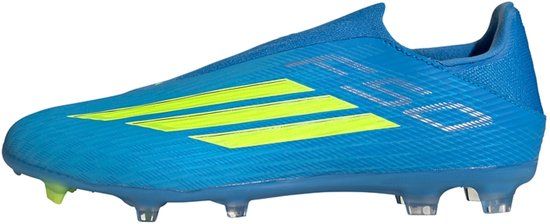 Adidas Performance F50 League Laceless Firm Ground / Multi Ground Voetbalschoenen - Unisex - Blauw
