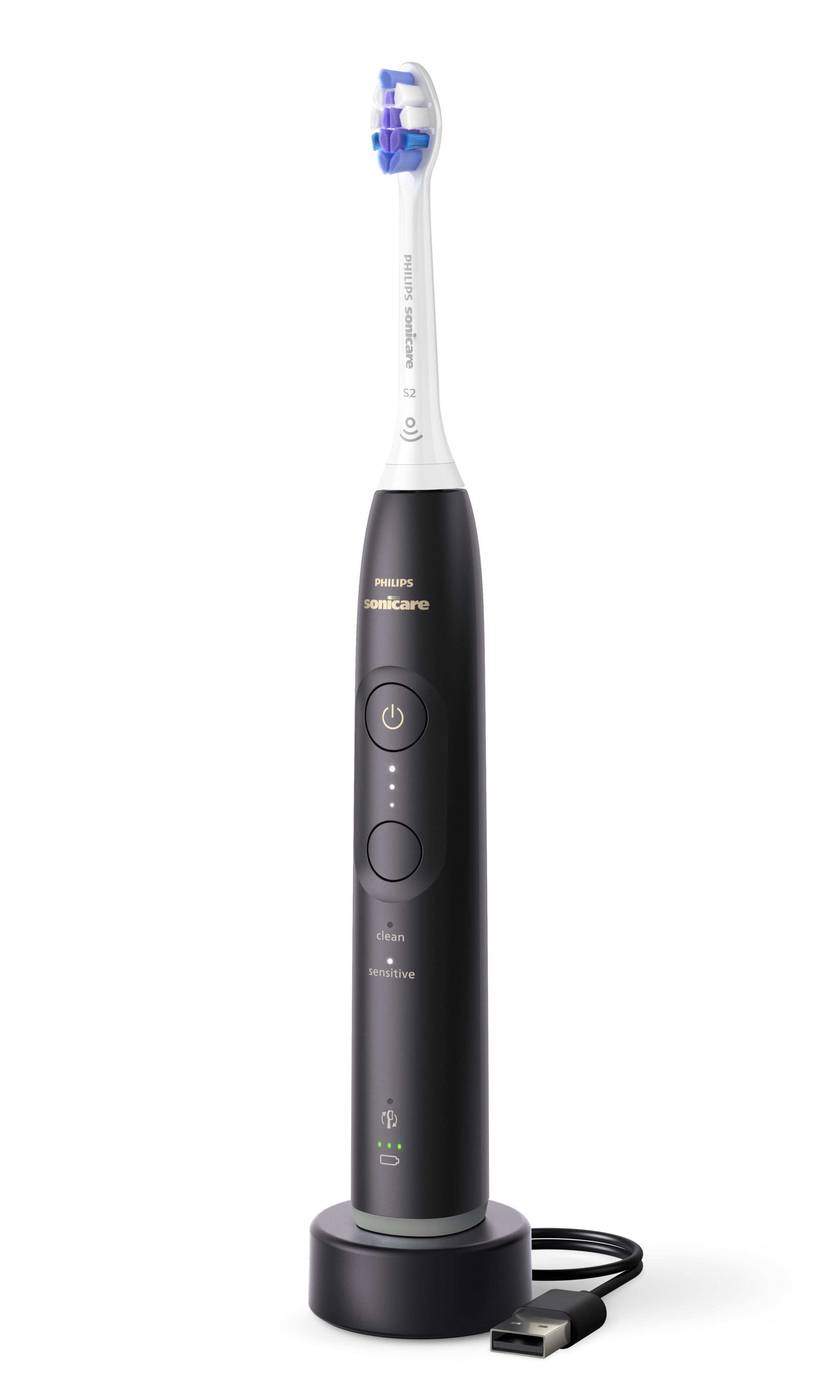 Philips Sonicare 6100 – Elektrische Tandenborstel – Zwart – 3 Intensiteitsstanden