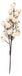 H&L Kersttak met bessen, 37 cm, wit, variant 3