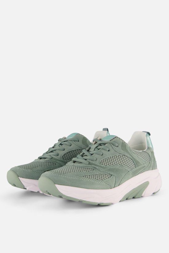 Gabor Sneakers Rollingsoft groen Suède