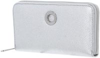 MANDARINA DUCK Mellow Metal Zip Around Wallet Silver