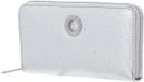 MANDARINA DUCK Mellow Metal Zip Around Wallet Silver