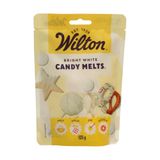 Wilton Candy Melts® Helder Wit: Smeltsnoep met Zoete, Romige Smaak om te Gieten, Vormen, Dippen of Decoreren, Ideaal voor Cakepops, Koekjes, Cakes, Cupcakes en Taarten - 125 g