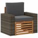 vidaXL Banc de jardin Naturel